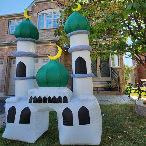 Majestic Green Mosque Inflatable - New Traditions Store