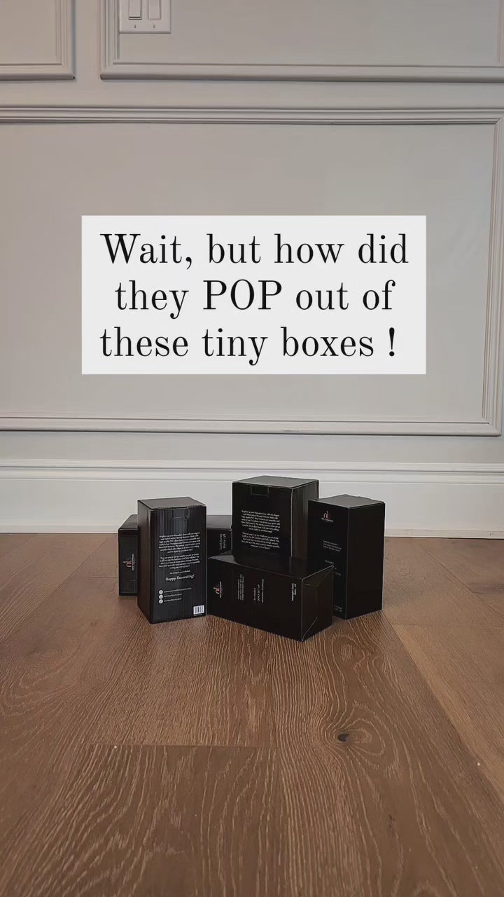 Indoor Blowup Lanterns- Gold