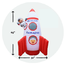 Space Rocket Inflatable Bundle - New Traditions Store