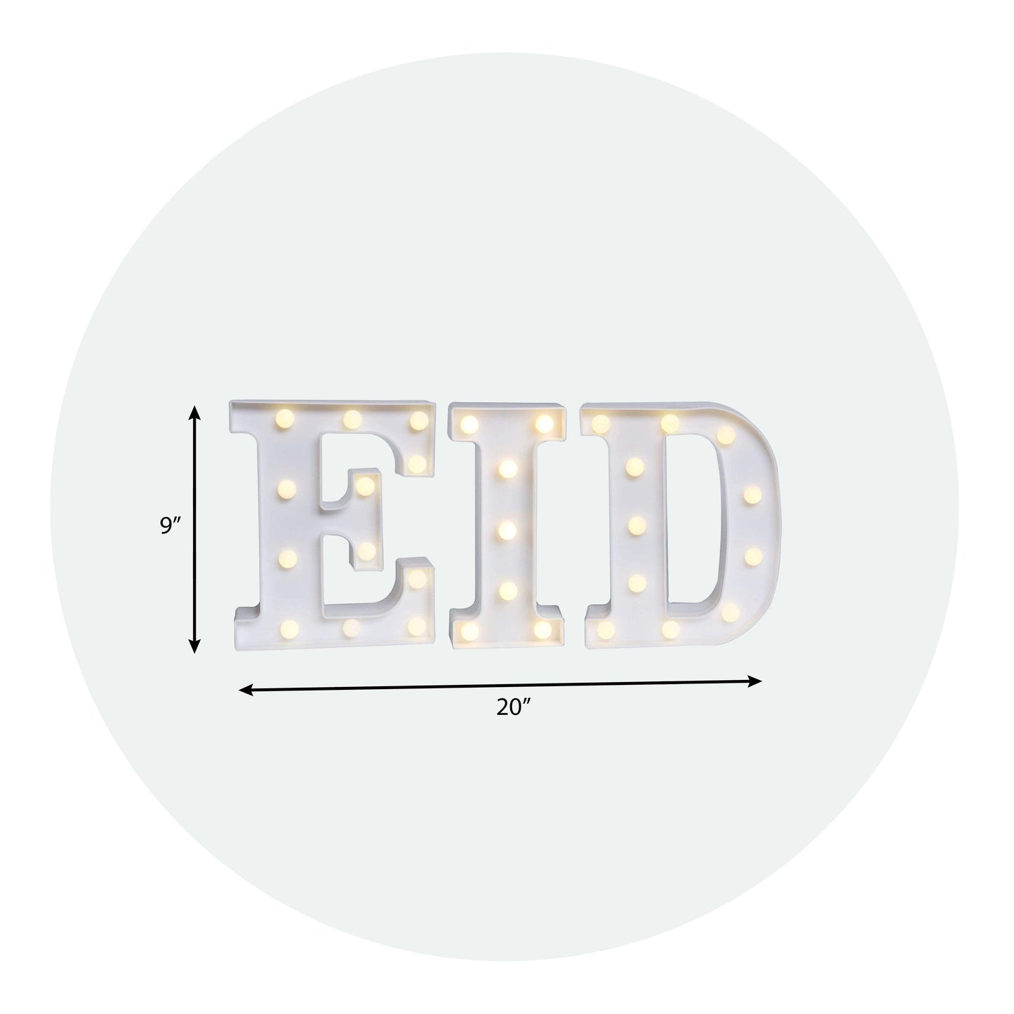 E.I.D. Marquee Letters - New Traditions Store