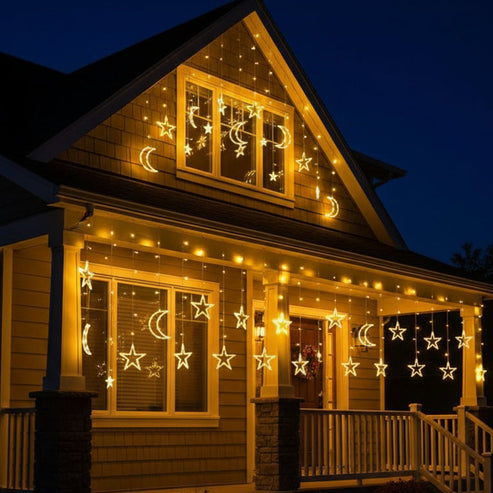 Moon & Star Ramadan Lights - New Traditions Store