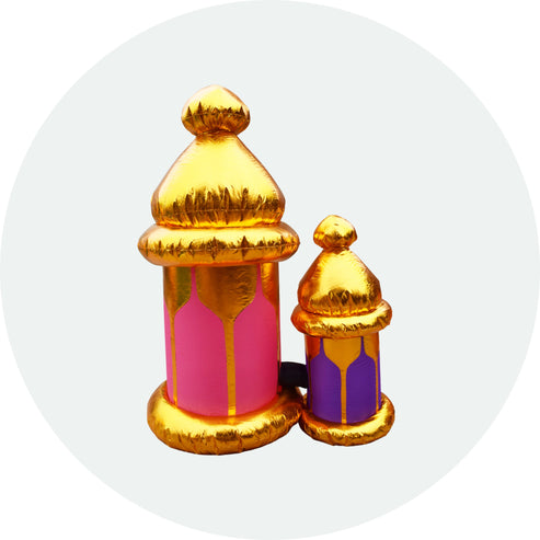 Oversized Festive Lanterns (Pink/ Purple) - New Traditions Store