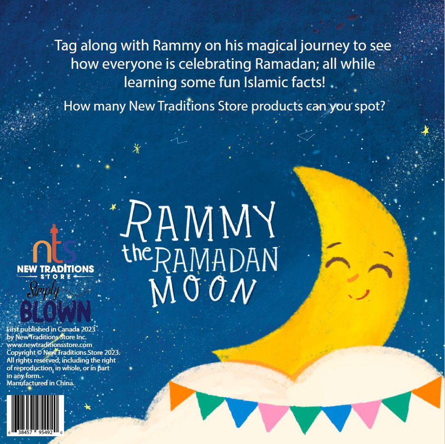 Rammy the Ramadan Moon - Board book - New Traditions Store